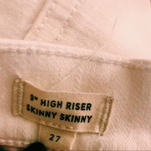 Madewell High Riser Skinny